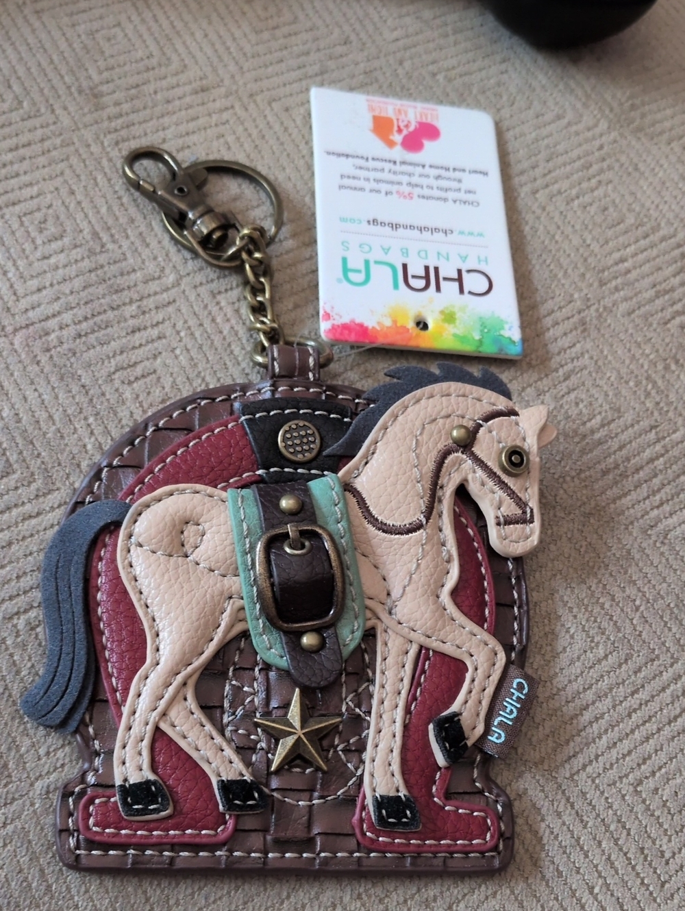 Chala Horse NWT Key & Card Holder